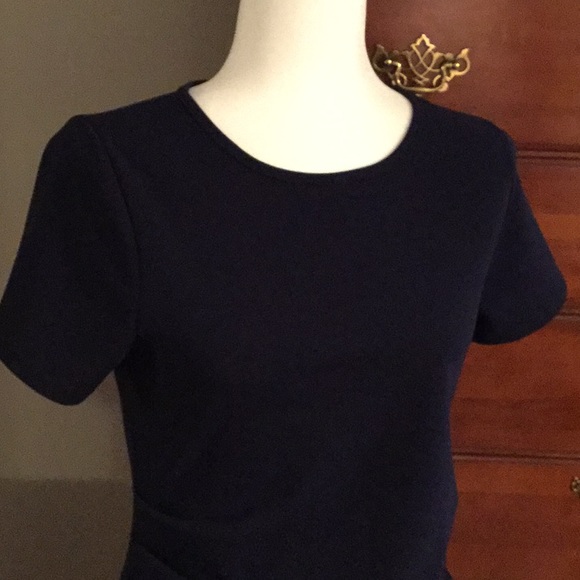 My Bump Navy Maternity Midi Dress - Picture 3 of 6